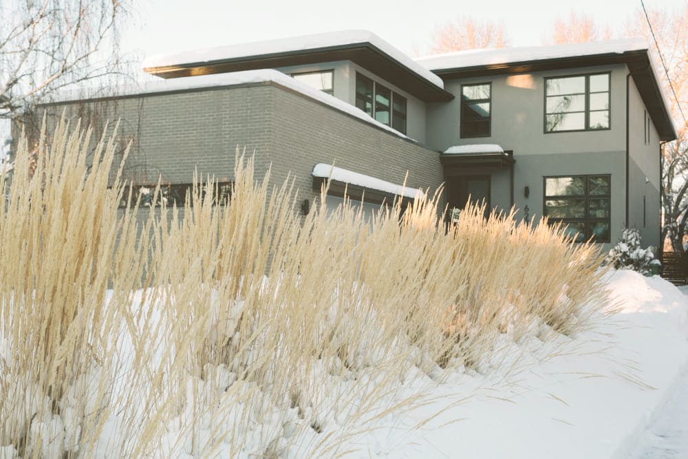 Vivienda en invierno